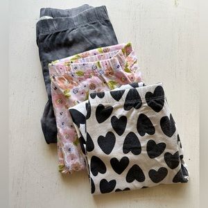 Bundle: Girls cotton leggings